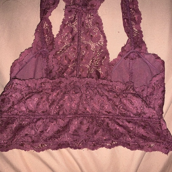 burgundy bralette - Picture 3 of 4